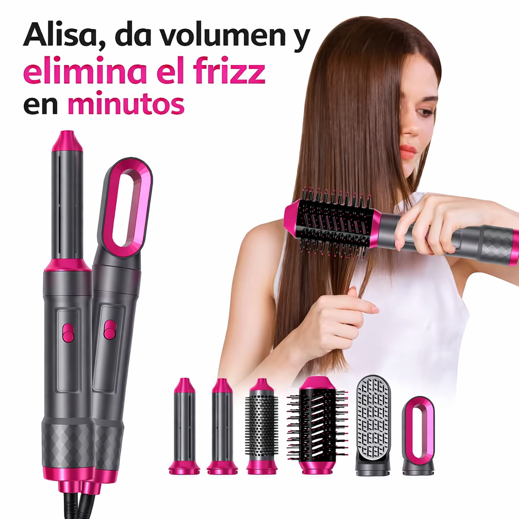 Cepillo Secador 5 en 1 – Resultado de Salón en Casa